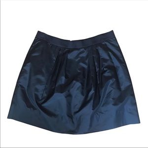 J.Crew Marvelle Silk Taffeta Black Skirt